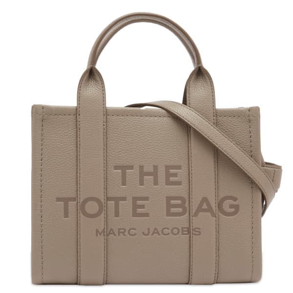 

Кожаная мини-сумка-тоут Marc Jacobs, цвет cement