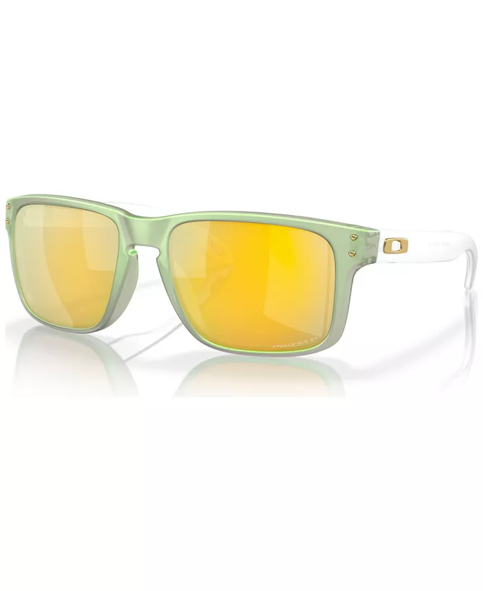 

Мужские поляризованные солнцезащитные очки Holbrook Re-Discover Collection, зеркальные OO9102 Oakley, зеленый