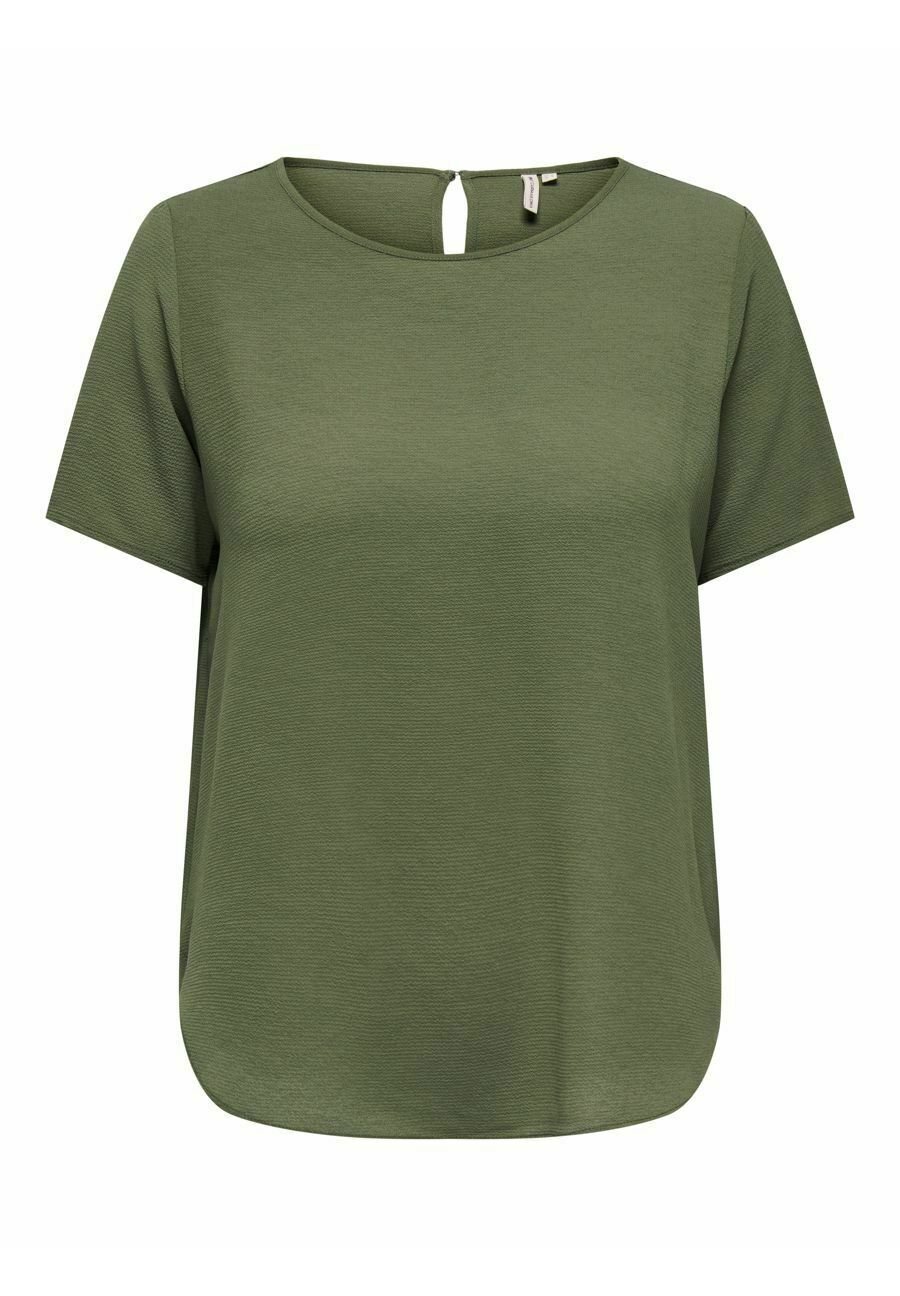 

Блуза CARVICA LIFE - Print T-shirt ONLY Carmakoma, хаки
