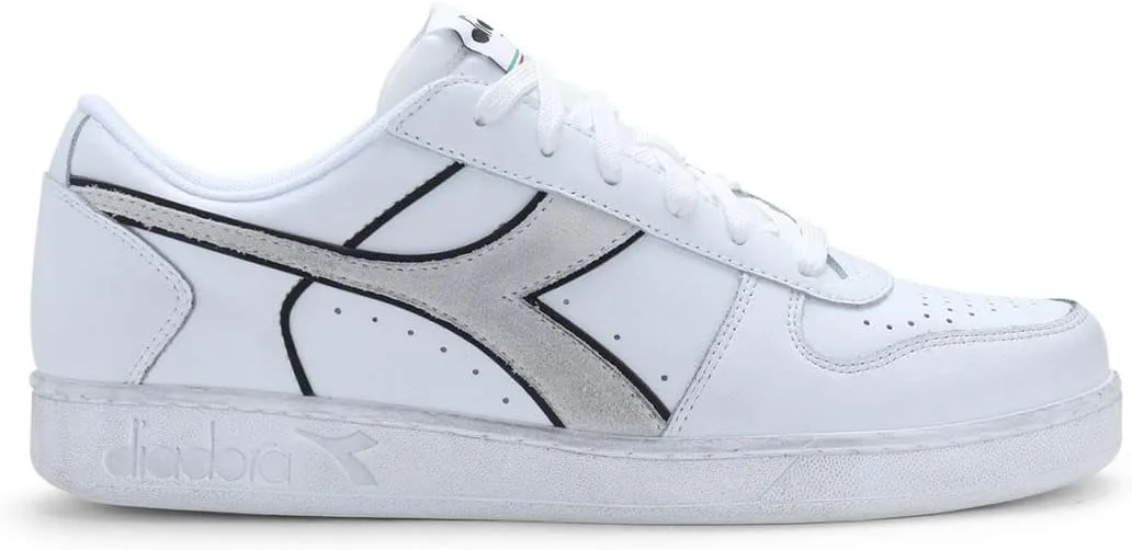 Кроссовки Diadora Magic Basket Low Icon из кожи, унисекс, белый