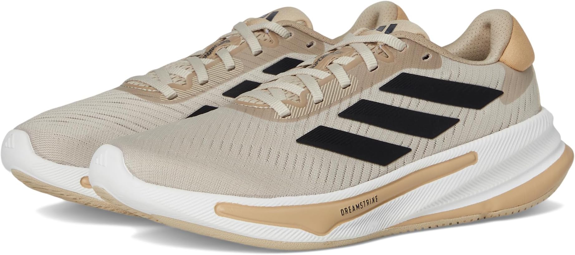

Кроссовки adidas Kids Supernova Step Running Shoes, цвет Wonder Beige/Black/Warm Sandstone