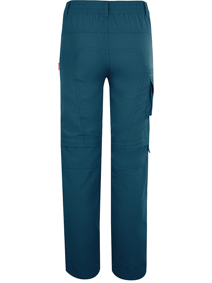 Спортивные брюки Trollkids Zipp-Off- Oppland - Slim fit -, синий — фото 2