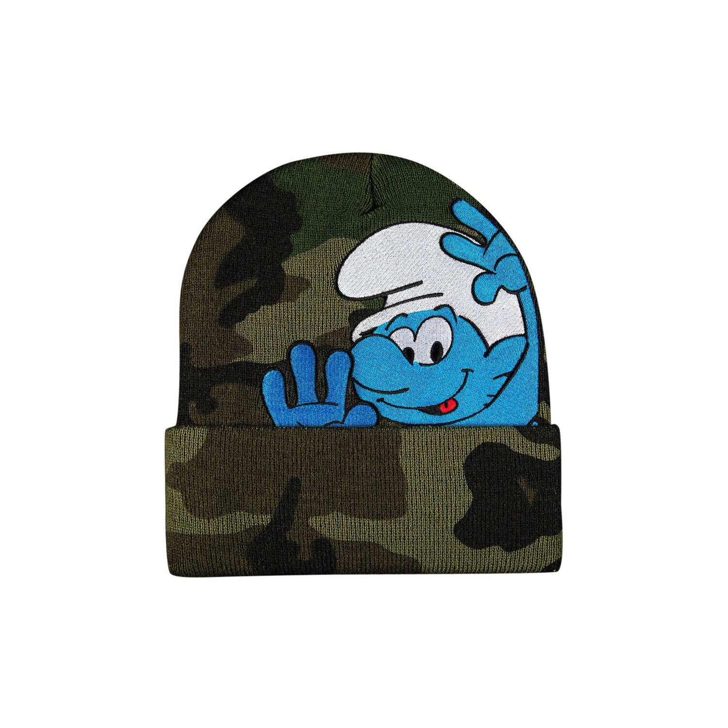 

Шапка Supreme x Smurfs, Woodland Camo