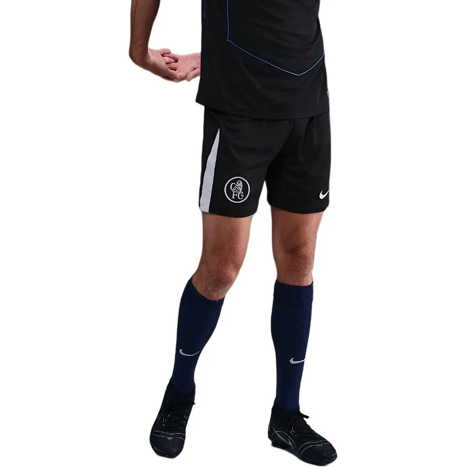Шорты футбольные реплика мужские Chelsea Fc 2025/26 Stadium Third Dri-FIT Total 90 Nike, черный