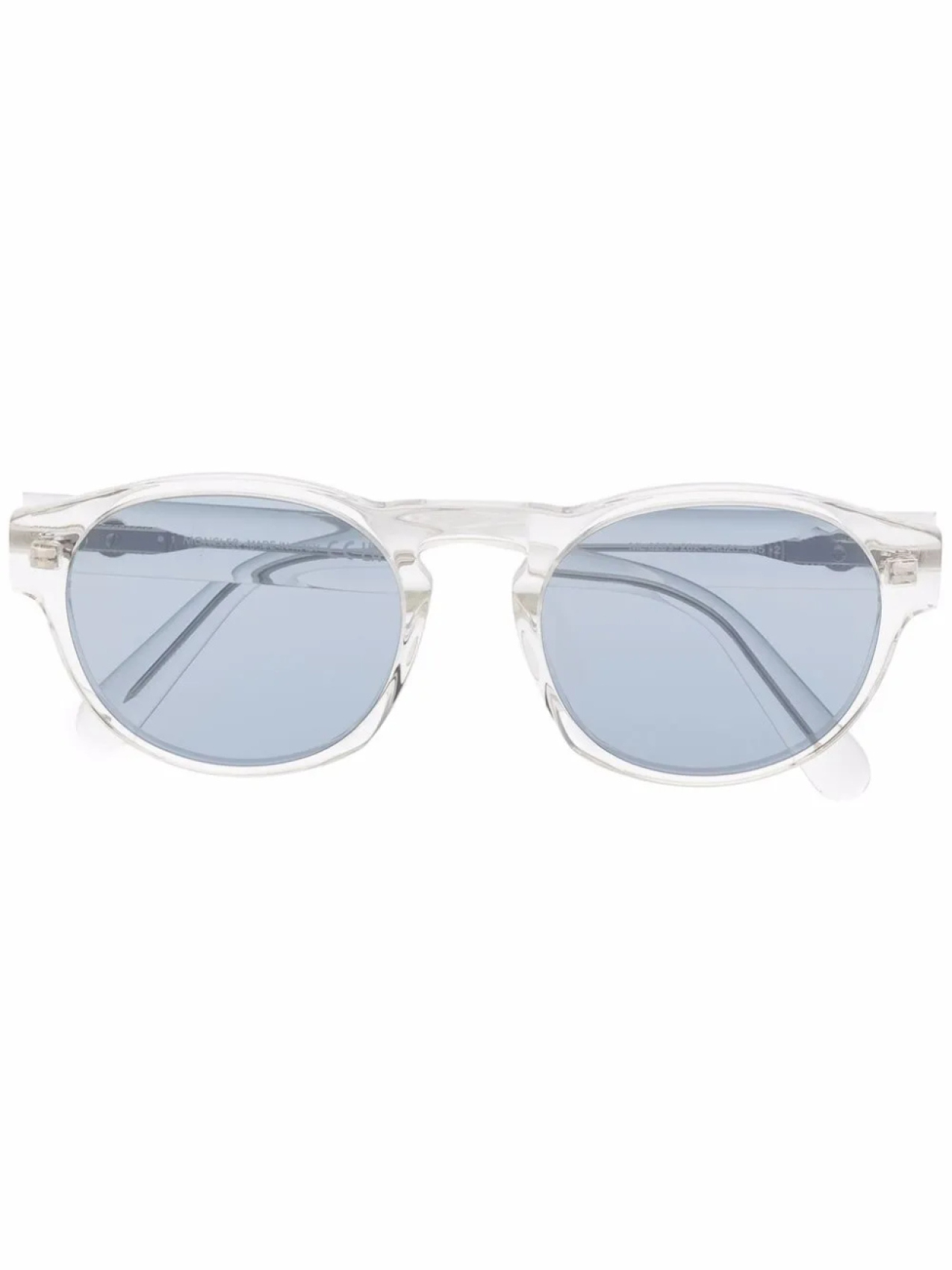 

Moncler Eyewear солнцезащитные очки в прозрачной оправе, белый