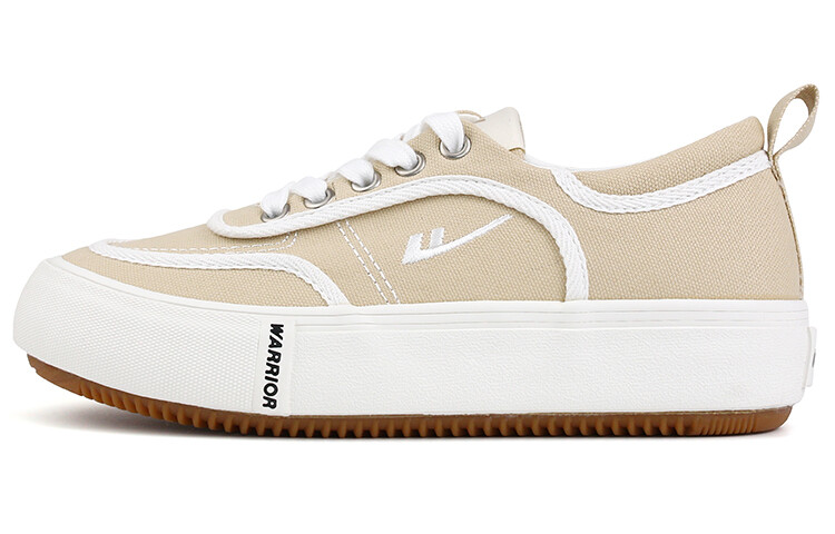 

Кеды женские парусиновые низкие темно-бежевый Warrior