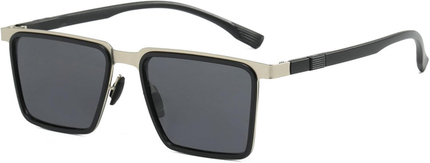 

Ретро-солнцезащитные очки-пилот для женщин и мужчин, 2025 год, модные поляризованные солнцезащитные очки, винтажные мужские квадратные солнцезащитные очки с защитой UV400 mincl, C3