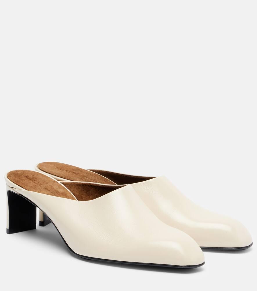 Кожаные мюли colt 50 Khaite, Cream