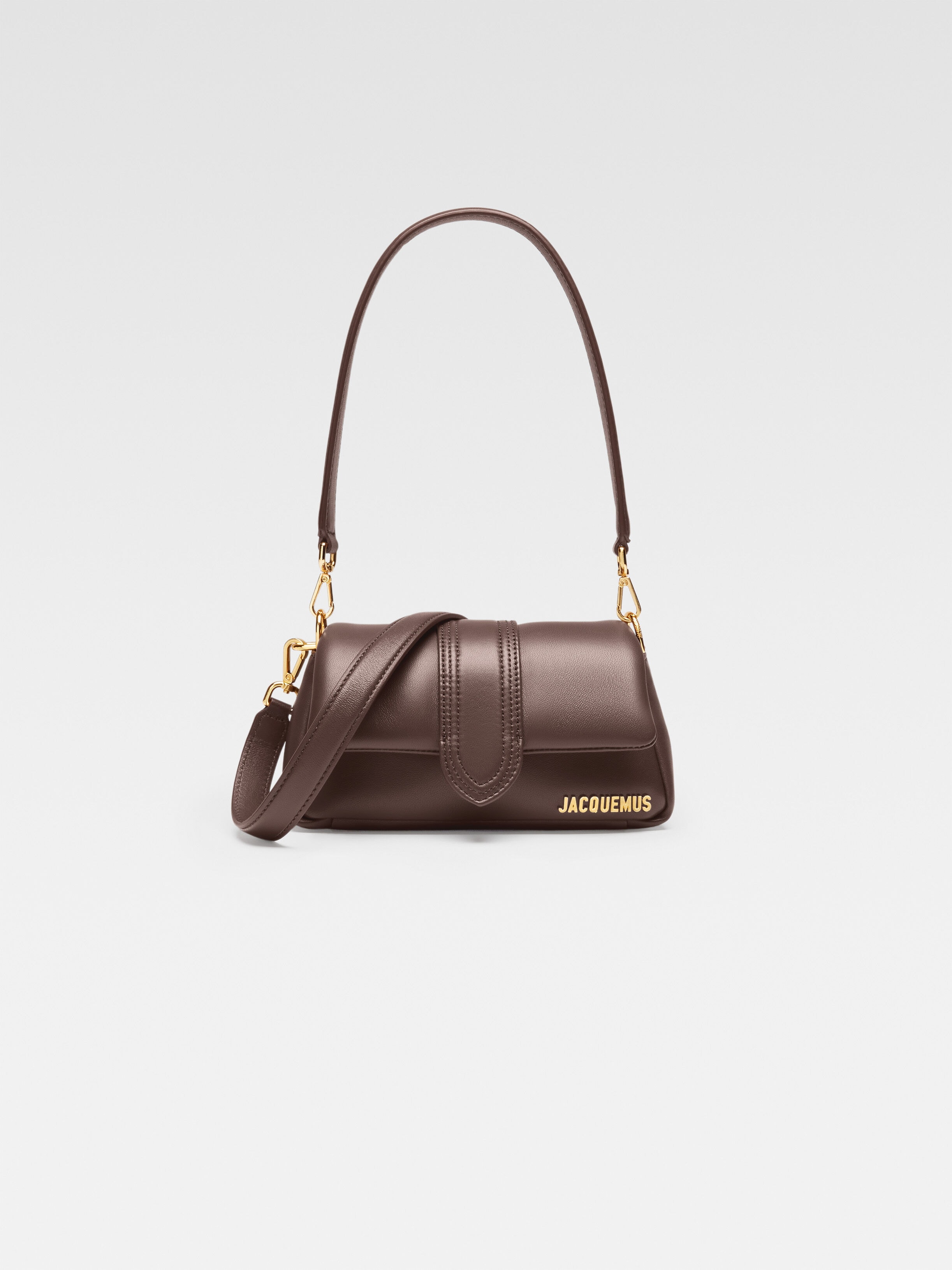 

Мини-сумка с клапаном-фонариком JACQUEMUS The small Bambimou, цвет Medium Brown, Коричневый, Мини-сумка с клапаном-фонариком JACQUEMUS The small Bambimou, цвет Medium Brown