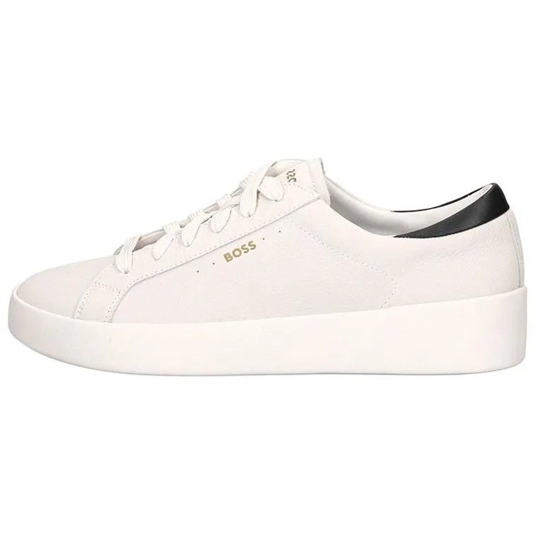 Кроссовки кожаные HUGO BOSS Belwar белые