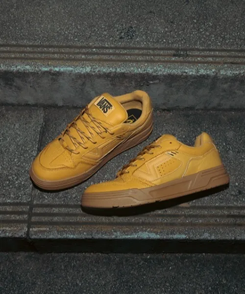Мужские кожаные кроссовки VANS UPLAND Wheat Brown — фото 2