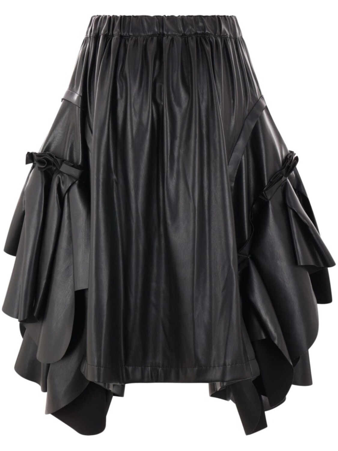

Comme Des Garçons юбка миди со складками, черный