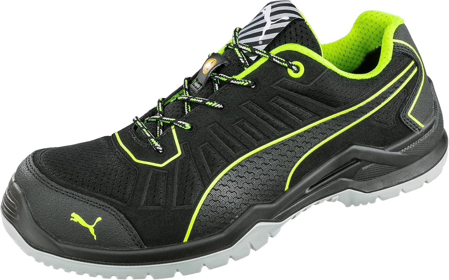 Кроссовки Puma 644210 Fuse TC Green Low S1P, черный/зеленый