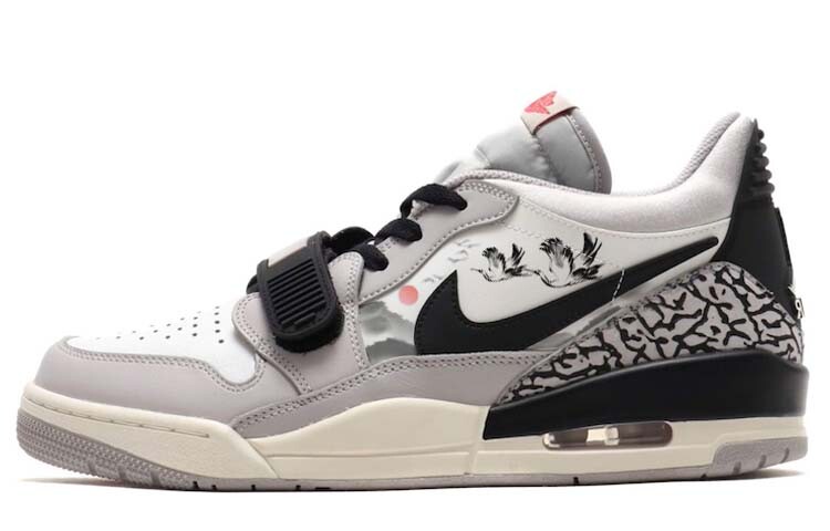 

Кроссовки Jordan Legacy 312 Vintage Basketball Shoes Men Mid-top Grey/white, серый