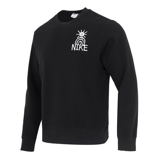 

Худи Nike As M Nsw Hbr-C Bb Crew Logo DQ4073-010, черный