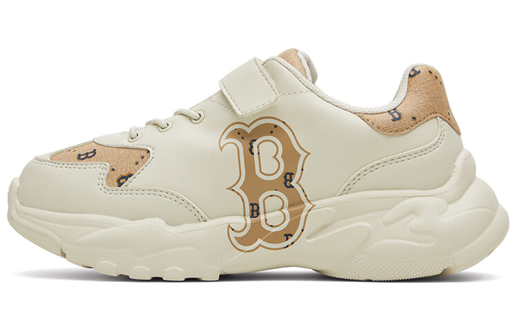 

Толстые детские кроссовки GS Low-top молочно-белые Mlb, слоновая кость