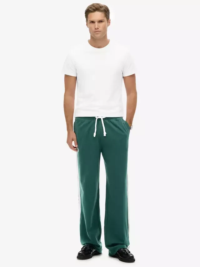 Спортивные брюки Athletic Fives, зелено-серые Superdry, Green Cadet Grey