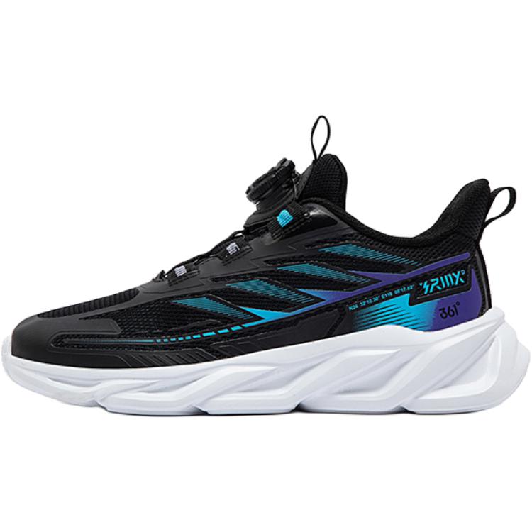 

Кроссовки детские с низким верхом, устойчивые к скольжению и износу 361°KIDS, черный/синий