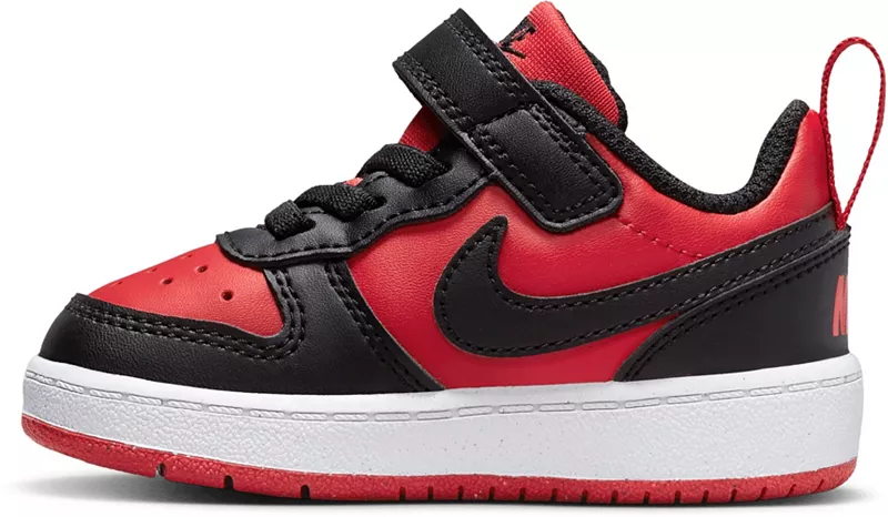 Кроссовки Nike Toddler Court Borough Low Recraft, цвет University Red/Black/W — фото 3