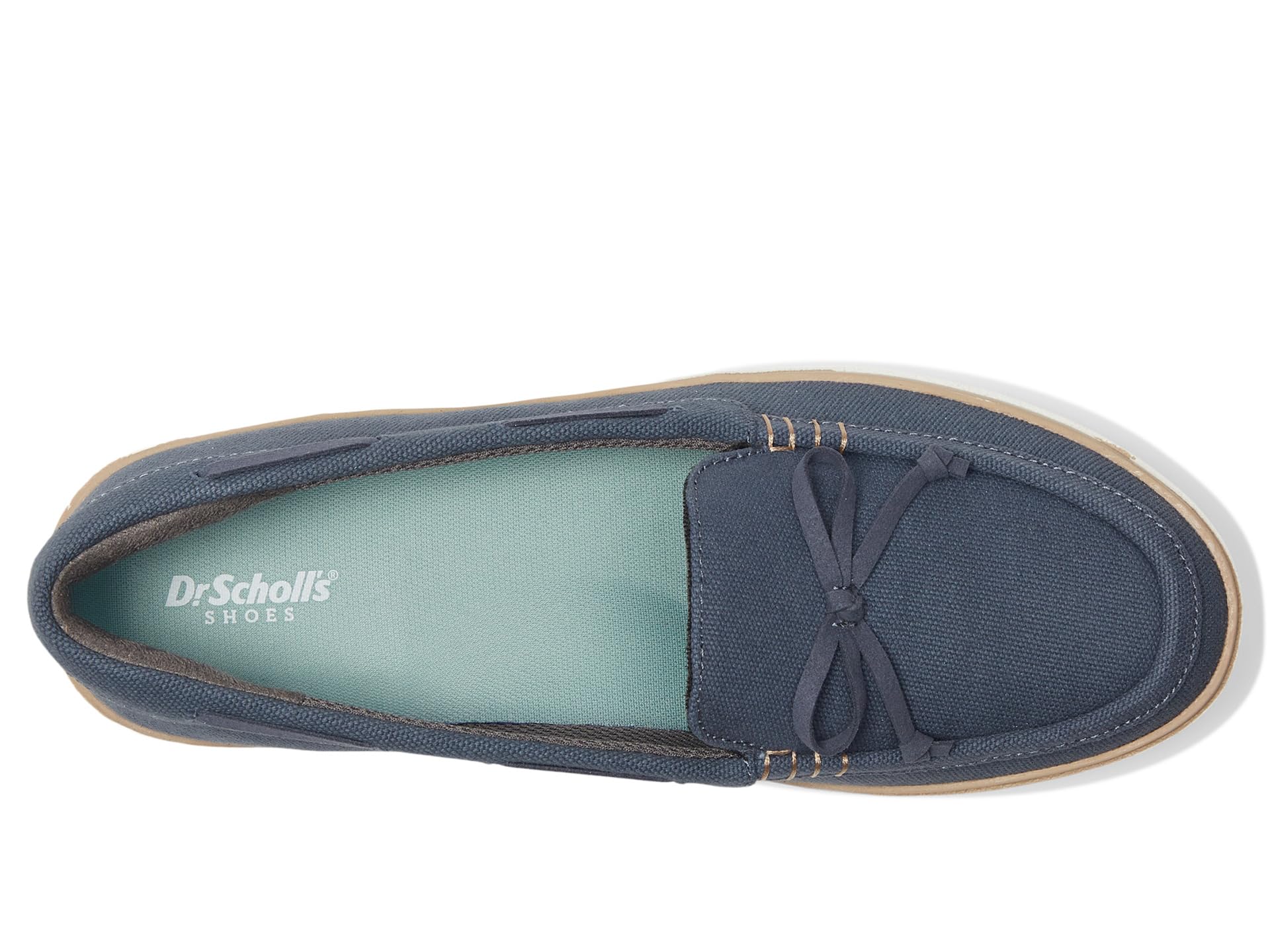 Балетки Dr. Scholl's Madison Sea Boats, Oxide Blue Faux Leather — фото 2