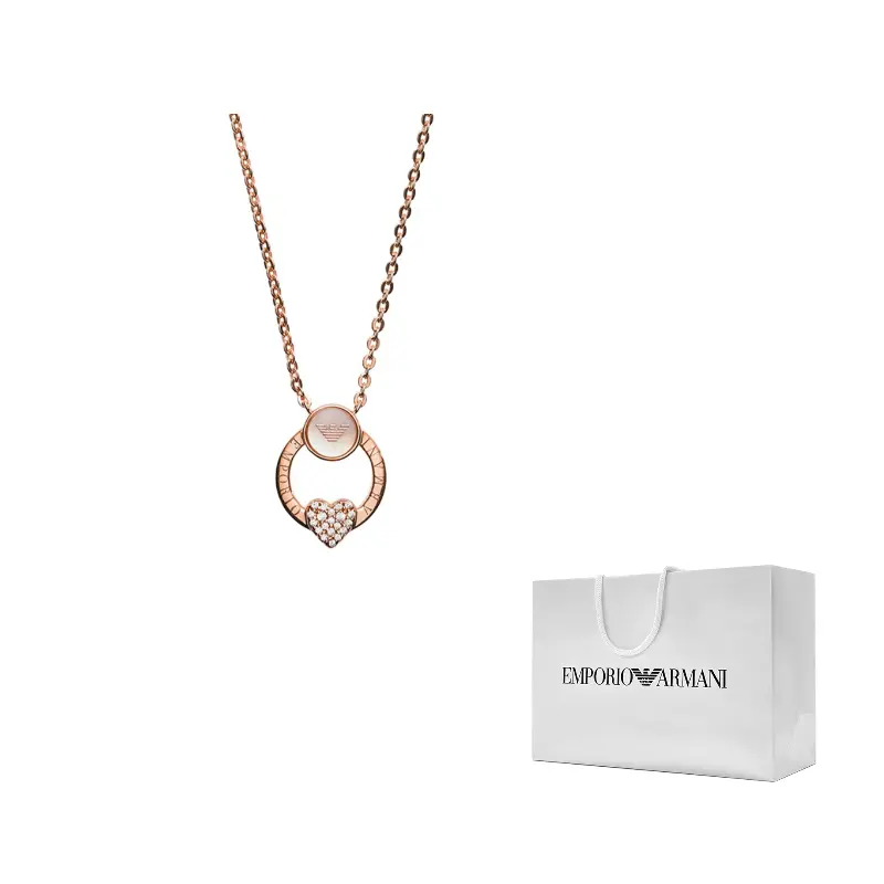 

Серебряное колье Rose Gold EMPORIO ARMANI, розовое золото