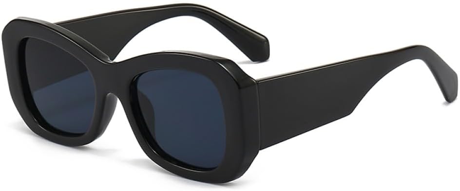 

Ретро-солнцезащитные очки «кошачий глаз» для женщин и мужчин, винтажные солнцезащитные очки в крупной оправе, женские очки с защитой от УФ-излучения UV400 LANGSER, Black Black