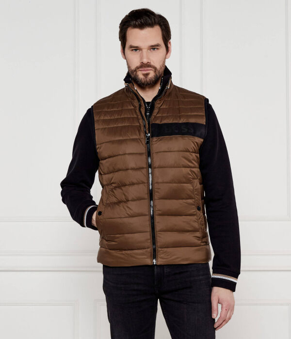 

Рубашка без рукавов Regular fit Boss, коричневый