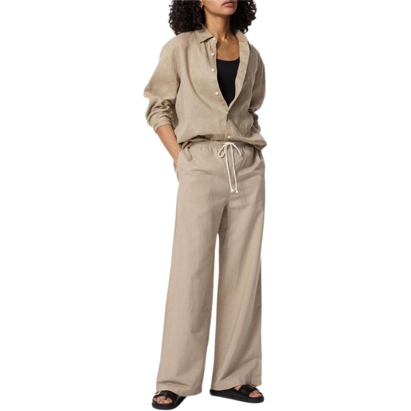 

Женские повседневные брюки UNIQLO, бежевый