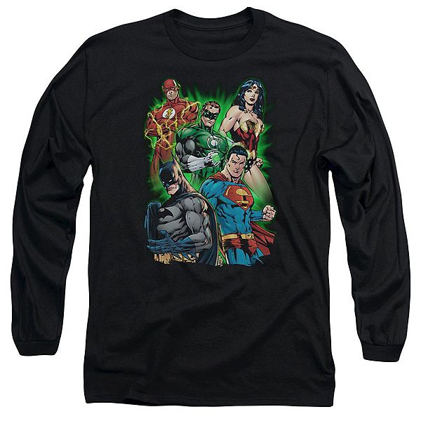 

Футболка с длинным рукавом Justice League of America Will Power Licensed Character