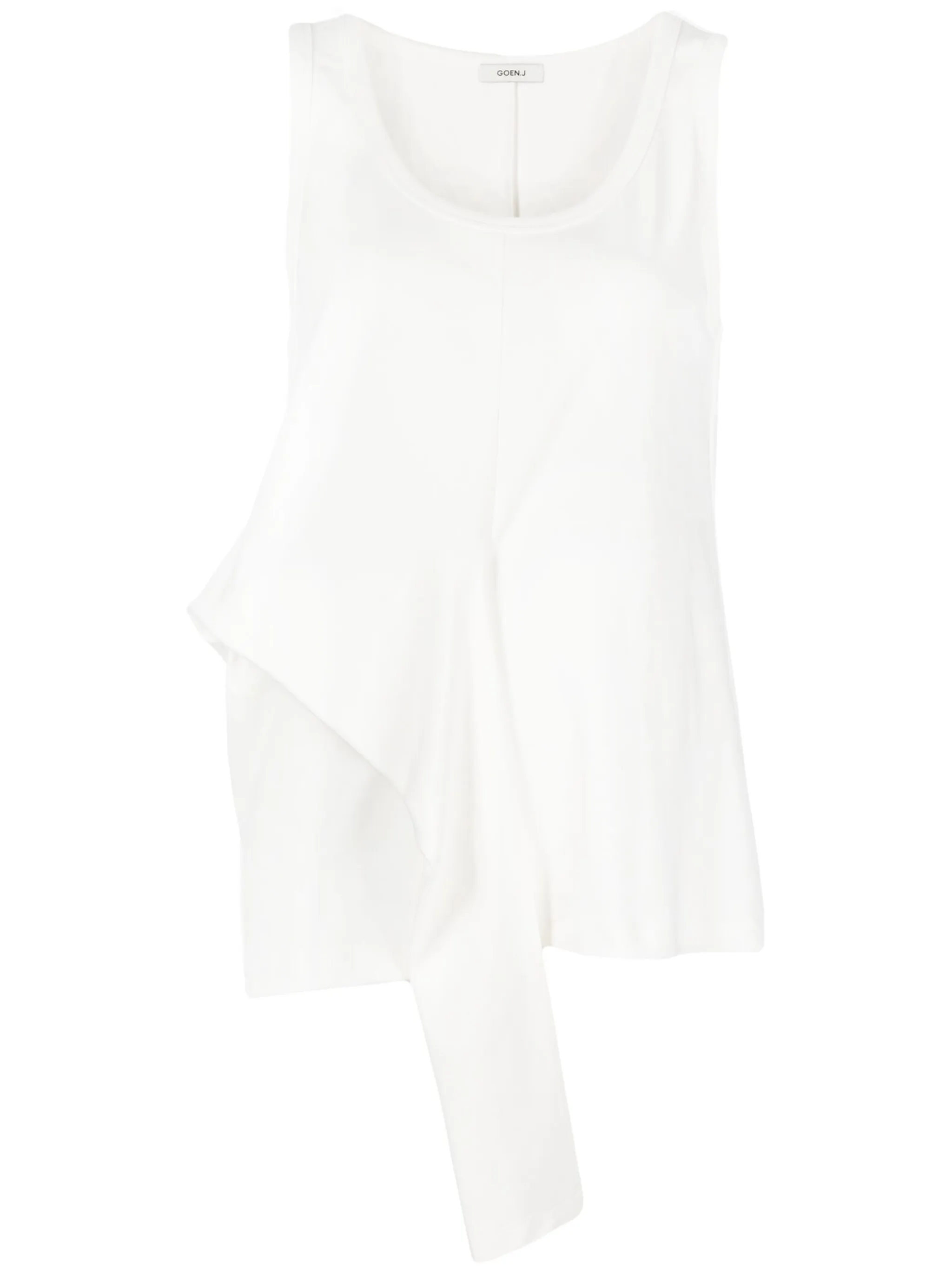 

Топ с драпировкой Goen.J, белый