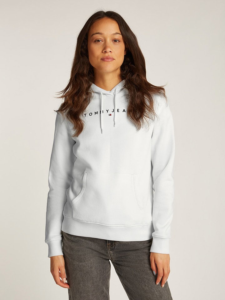 

Толстовка с капюшоном TOMMY JEANS, белый