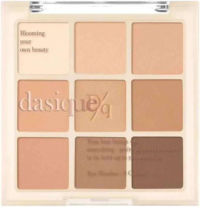 Палетка теней для век 9 цветов Dasique #12 Warm Blending