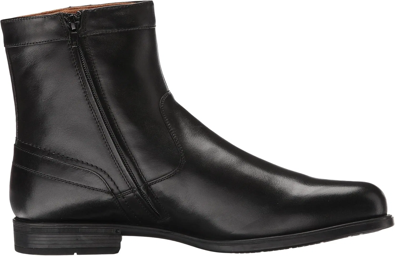 Мужские модные ботинки Florsheim Medfield с гладким носком и застежкой-молнией, Smooth Black — фото 2