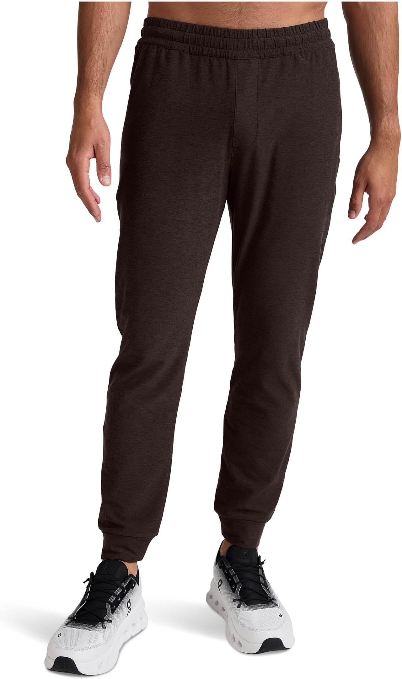 

Мужские спортивные брюки Spacedye Freefit с карманами-молниями Beyond Yoga, Dark Chocolate Heather