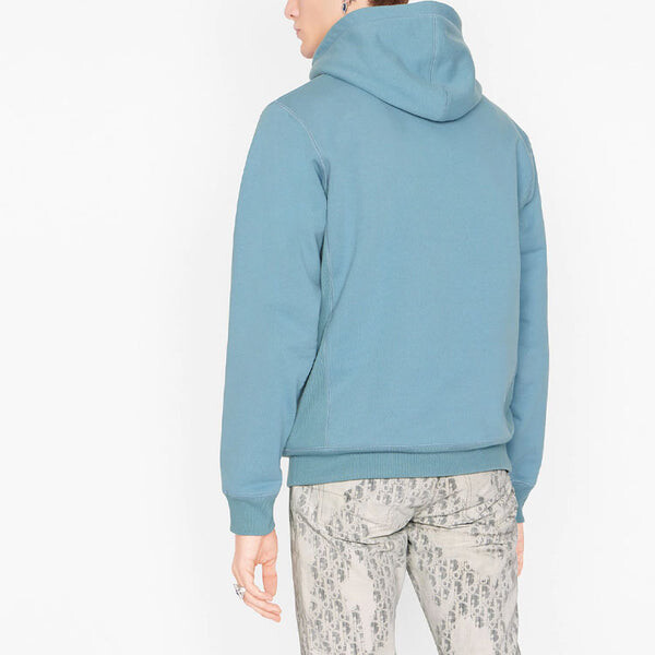 Толстовка men's x peter doig crossover fw21 cotton fleece material light blue Dior, голубой — фото 4