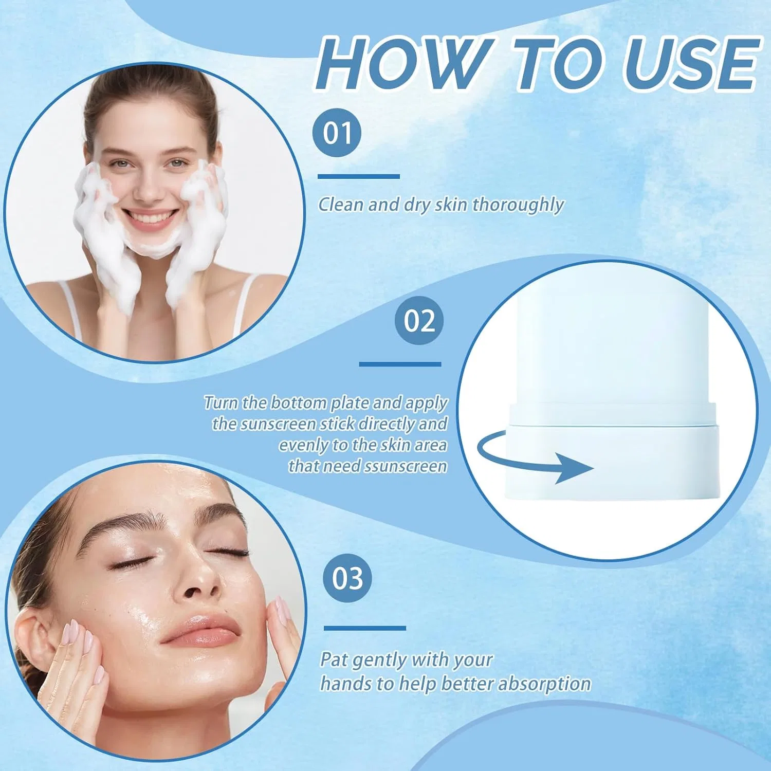 Минеральный солнцезащитный стик SPF 50 Taimeimao — фото 3