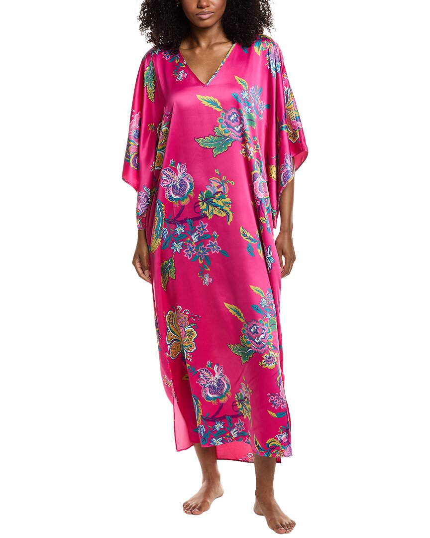 

Атласный кафтан Фестиваля Н Натори N Natori, розовый