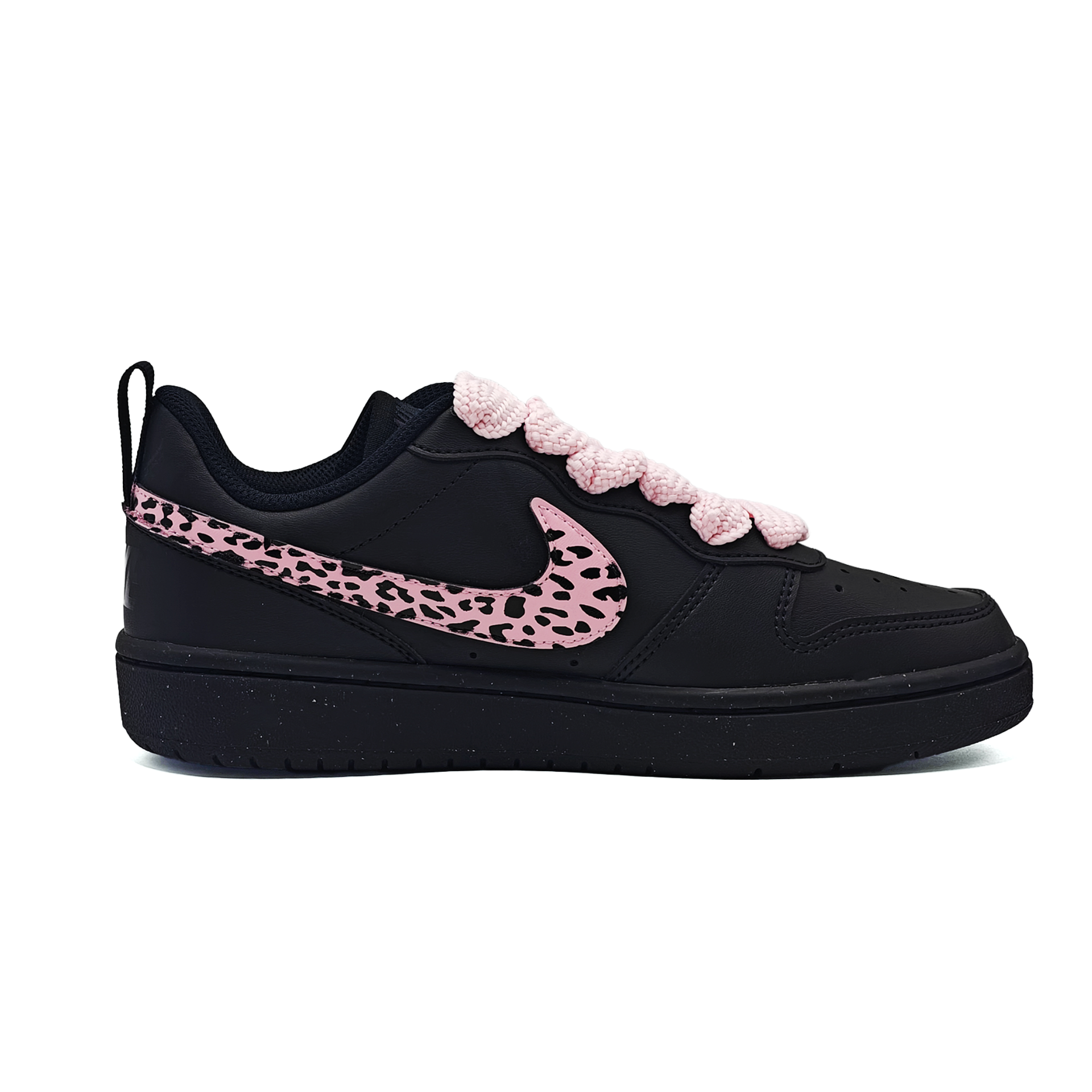 Nike Court Borough Remote Thousand Miles Slip Resistant Low top Kids' Skateboarding Shoes Pink Teenagers — фото 3