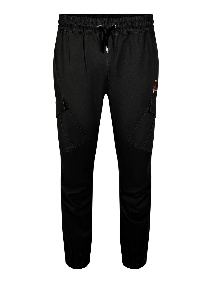 

Брюки-карго SikSilk Tapered Cargo Pants, черный