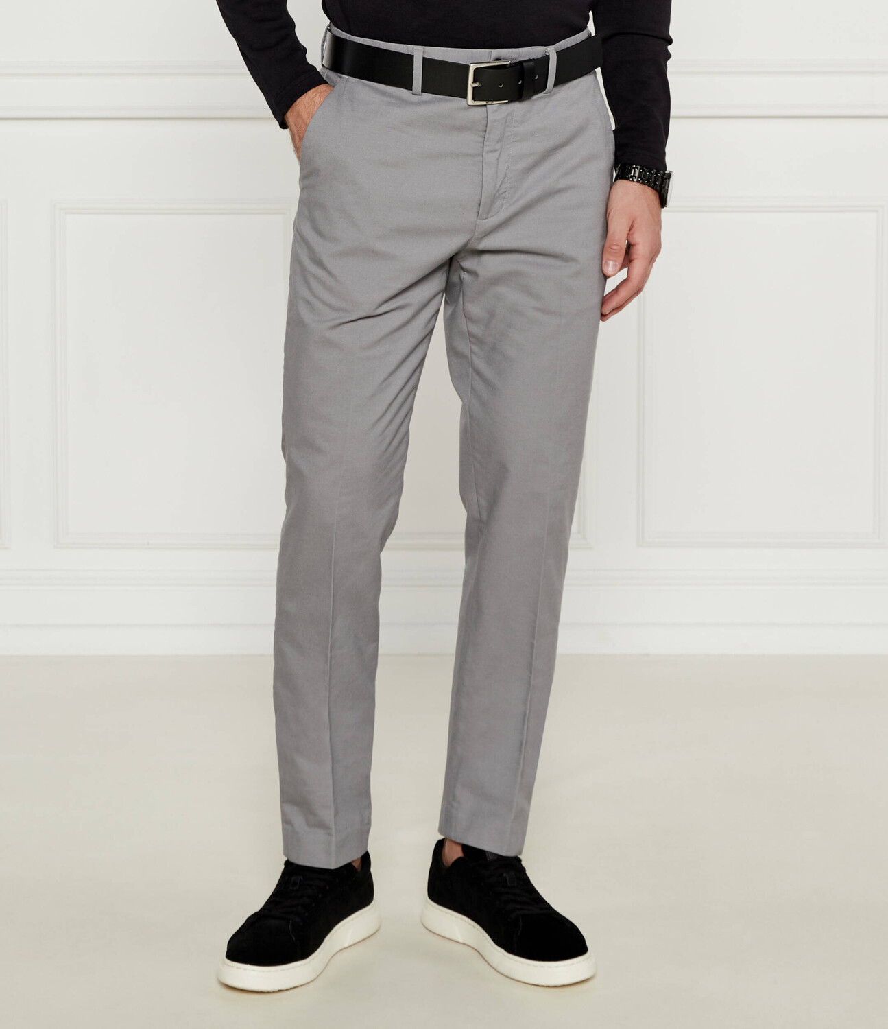 Брюки Tommy Hilfiger Denton Regular Fit, серый — фото 3