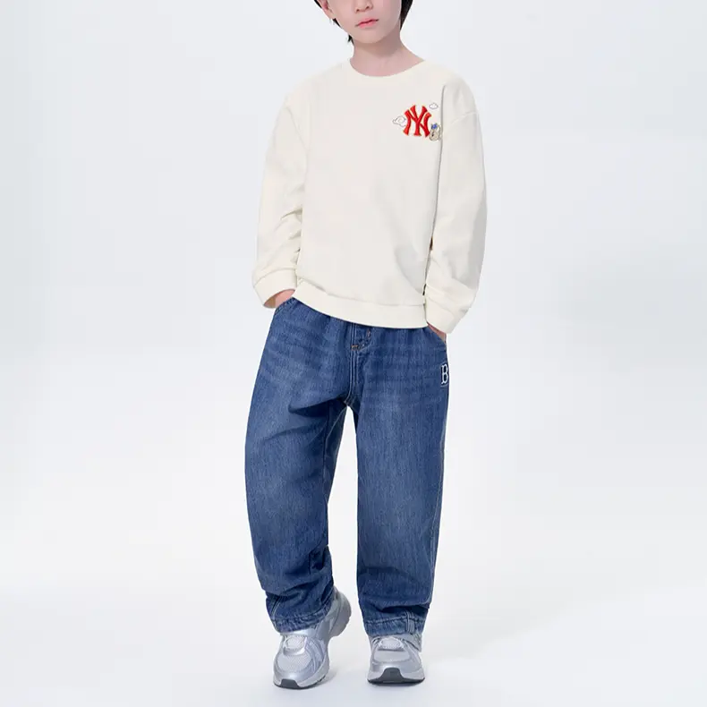 Детская толстовка New York Yankees SS26 Mlb Kids, cream — фото 4