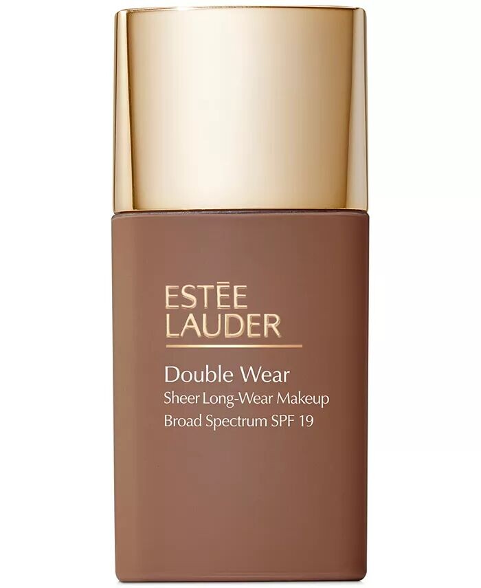 

Прозрачная стойкая тональная основа Double Wear SPF19, 1 унция Estée Lauder, цвет 7N1 Deep Amber - Extra deep with neutral brown undertones