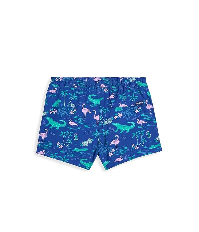 Плавки для мальчиков The Lil Swamp And Circumstances Chubbies Kids, Bright Blue/Pattern Base — фото 2