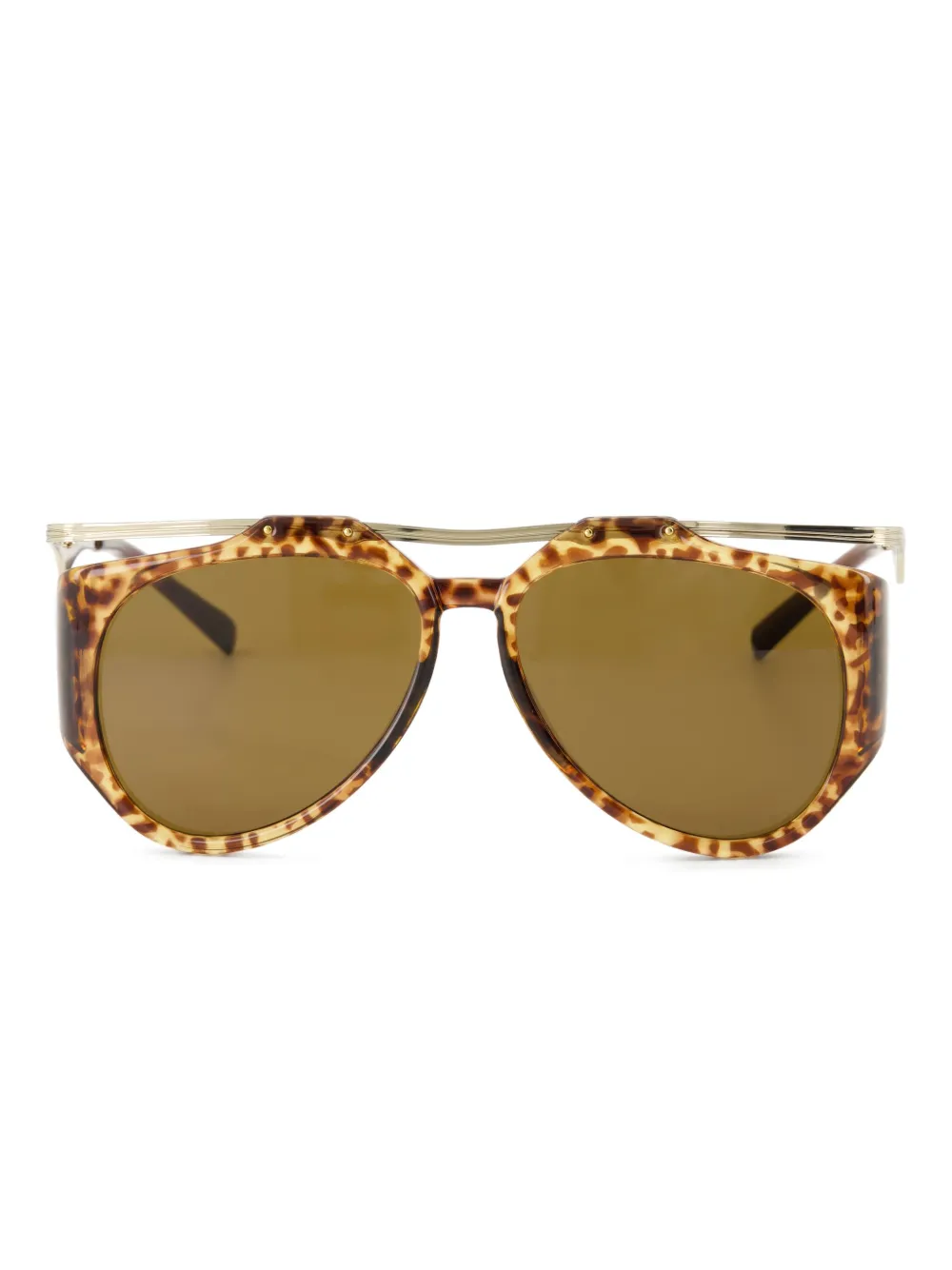 

Солнцезащитные очки Amelia Saint Laurent Eyewear, коричневый
