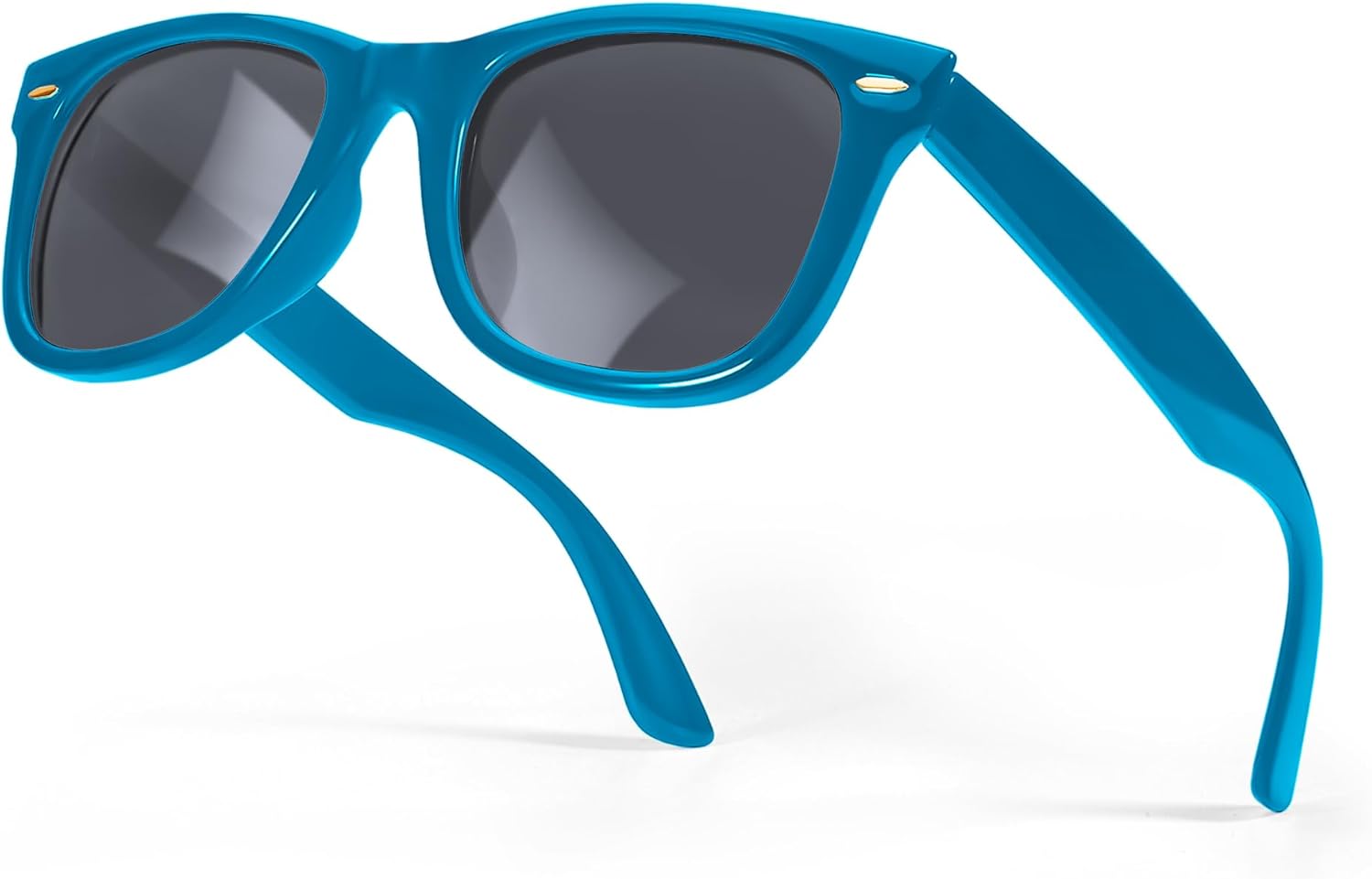 

Поляризованные солнцезащитные очки SIPHEW для женщин и мужчин - UV400, зеркальные, для пляжа, дизайнерские модные солнцезащитные очки унисекс, средний размер, B4 Navy Blue Square Sunglasses