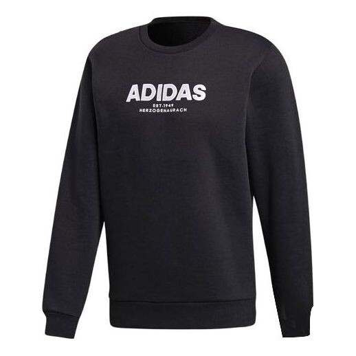 

Толстовка adidas Alphabet Round Neck Long Sleeves Hoodie Men's Black, черный