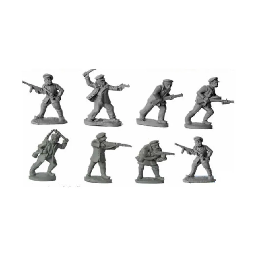 

Русские партизаны, Berlin or Bust WWII Miniatures - Russia - Infantry