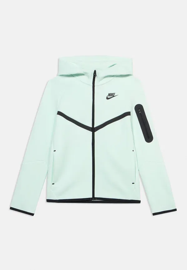 Толстовка на молнии Nike Sportswear, бледно-зеленый/черный