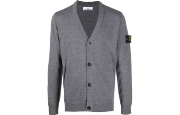 

Свитер мужской серый Stone Island, серый