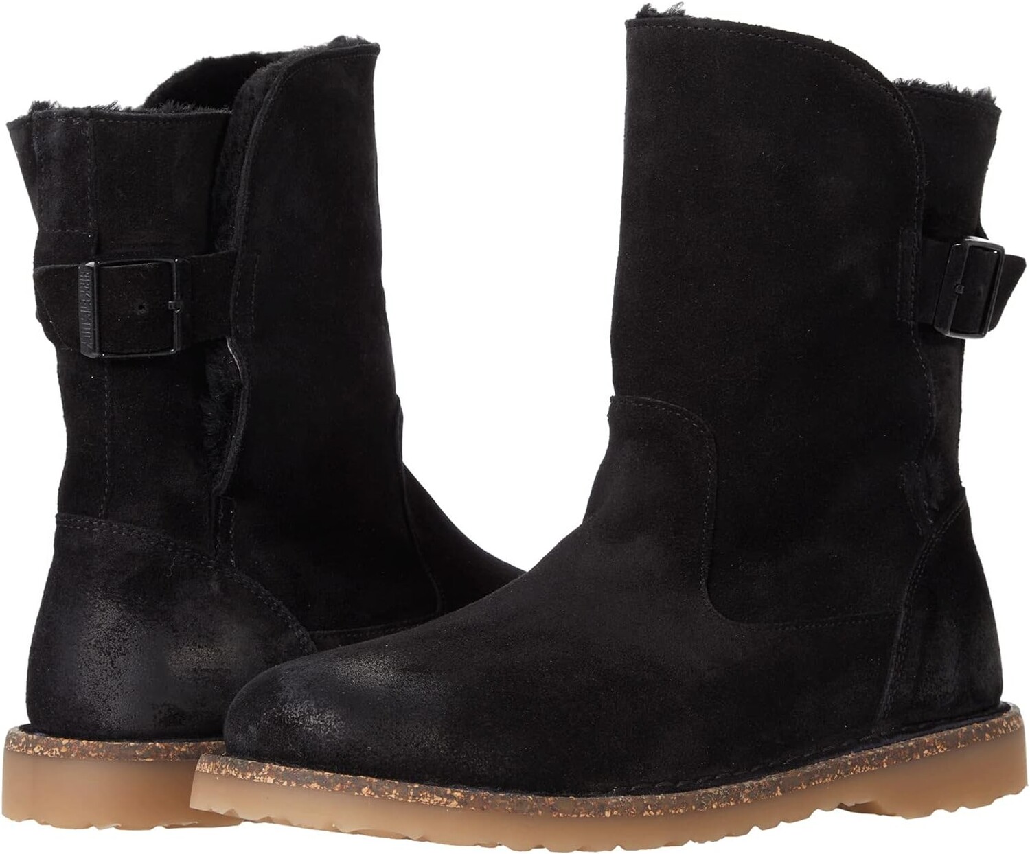 

Ботинки Birkenstock Uppsala Shearling - Suede, цвет Black/Black Suede/Shearling